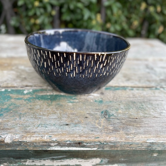 Meritage Jasper blue bowls set of 2 new - Picture 3 of 9